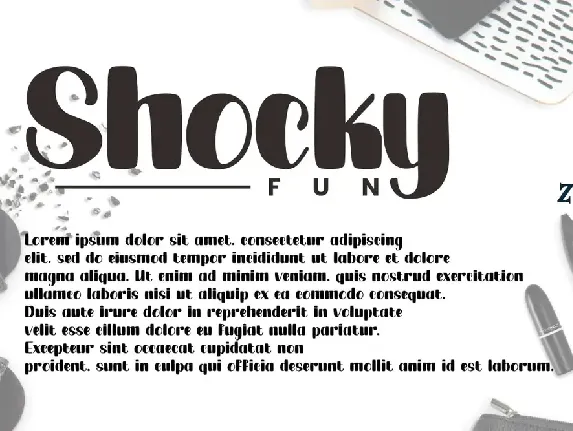 Shocky Fun - Handwritten Font