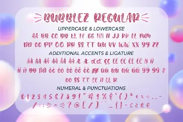 Bubblez - Fun Craft font