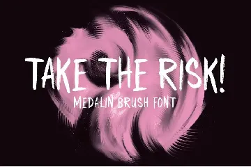 Medalin Brush - Handwritten Brush font