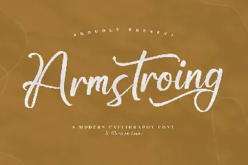 Armstroing Modern Calligraphy Font