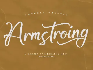 Armstroing Modern Calligraphy Font