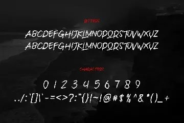 Smoot Blood font