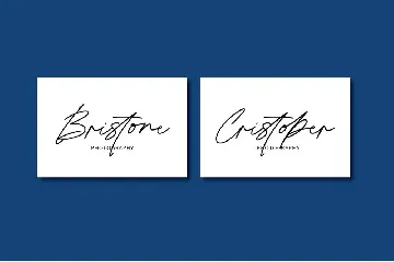 Blowing Signature font