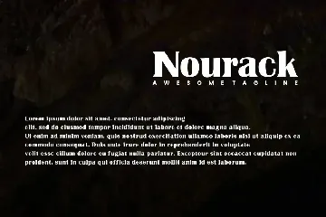 Nourack Bold Font