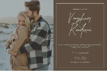 Ridgent Signature font