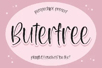 Buterfree Playful Handwritten Font