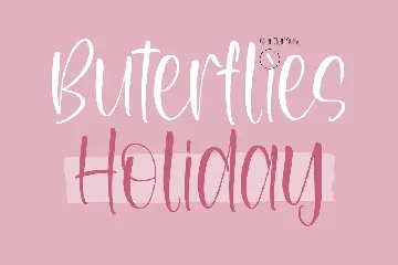 Buterfree Playful Handwritten Font