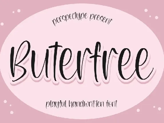 Buterfree Playful Handwritten Font