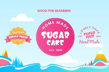 Suga Rush - Fun Playful Typeface font