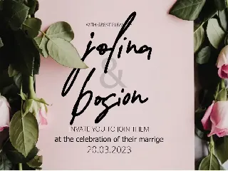 Windya Signature font