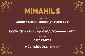 Minahils Font