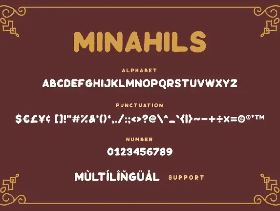 Minahils Font