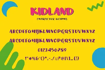 Kidland - Bold And Fun Typeface font