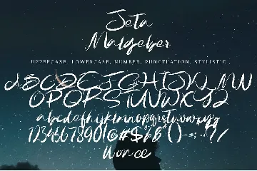 Jeta Malgeber font