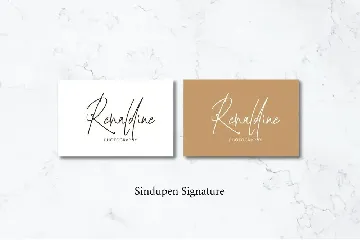 Sindupen Signature font