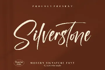 Silverstone Modern Signature Font