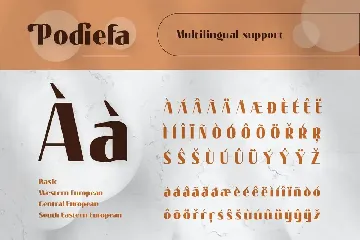 Podiefa Font