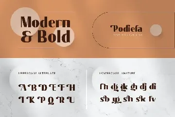 Podiefa Font