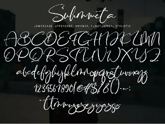 Suhmmeta font