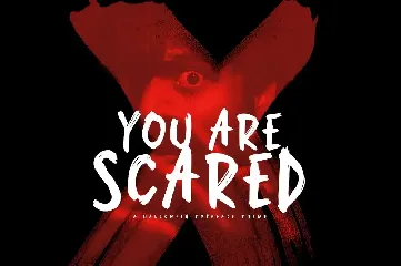 You Are Scared font