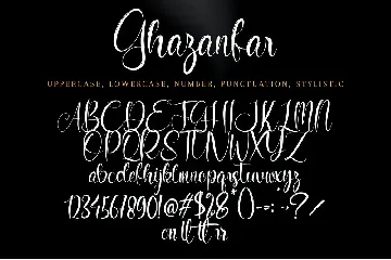 Ghafanzar font