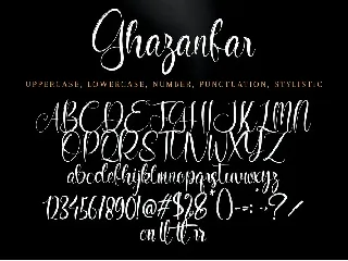 Ghafanzar font