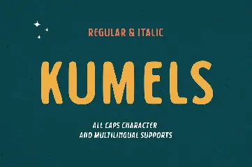 Kumels font