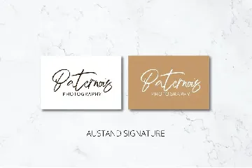 Austand - Handwritten Signature font