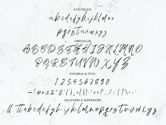 Austand - Handwritten Signature font