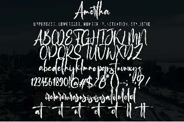 Amertha font