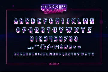 Outrun Forever â€“ 2 in 1 Font Pack