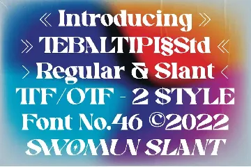 Swomun - Bold Serif font