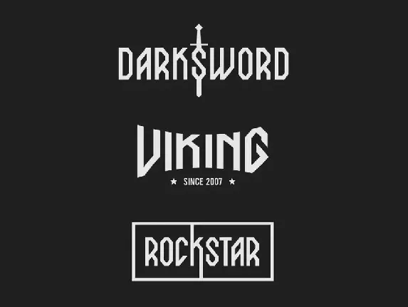 DarkSword Font