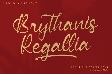 Brythanis Regallia Script Font