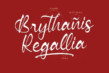 Brythanis Regallia Script Font