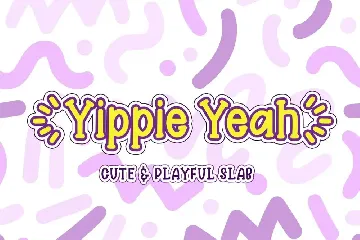 Yippie Yeah - Playful Sans & Slab font