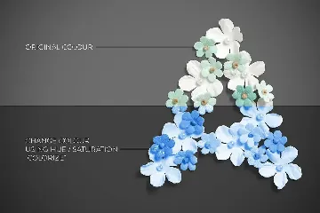 Aloa - Flower Font