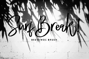 Bedmiwoc - Handwritten Brush font