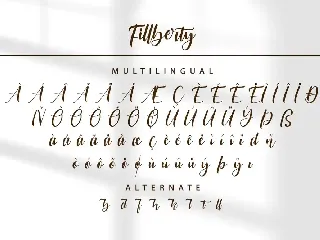 Fillberty Font