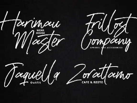 Rasthmon - Brush Font