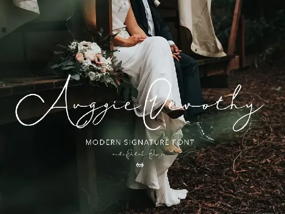 Auggie Devothy Signature font