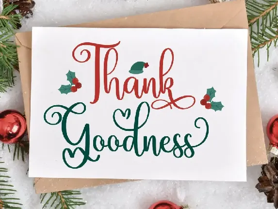 Christmas font