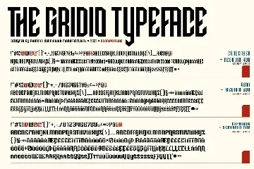 Gridio Font