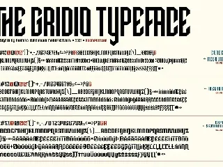 Gridio Font