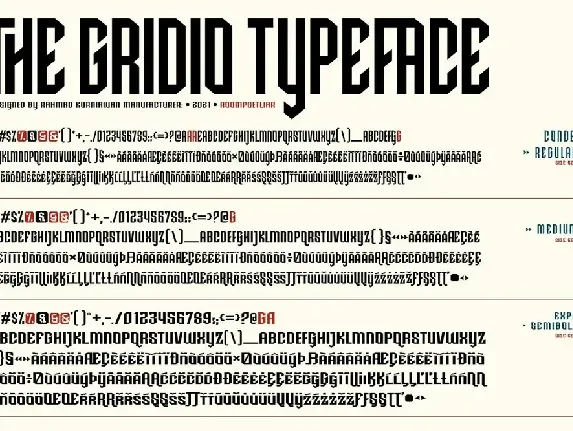 Gridio Font