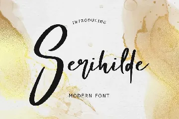 Serihilde Modern Script Font