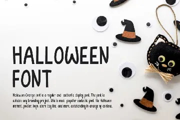 Halloween Orange Font