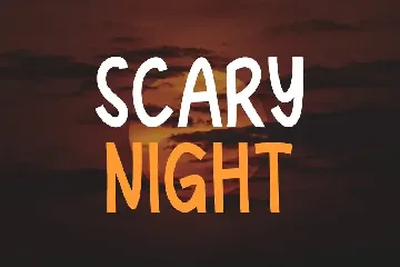 Halloween Orange Font