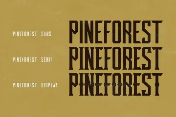 Pineforest - Classic Condensed Font