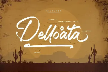 Western Cowboys Handwritten Brush Script Font